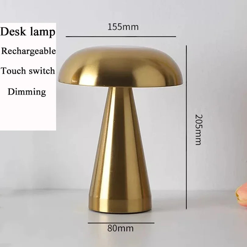 Aesthetic LED Mushroom Lamp | Color Changing Night Light for Bedroom & Desk Decor