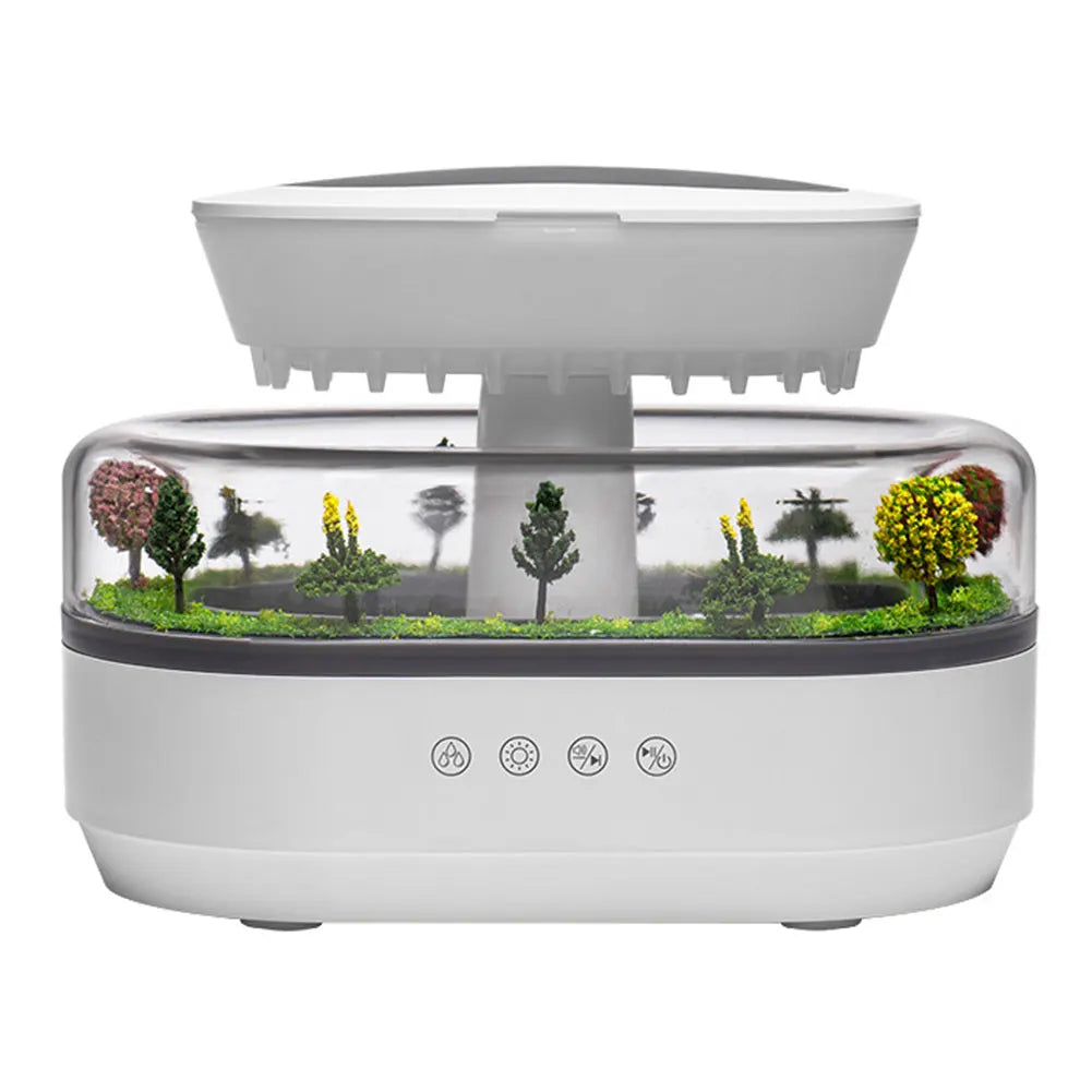 Zen Rain Cloud Aroma Diffuser | Ambient Night Light Humidifier for Bedroom & Home Décor