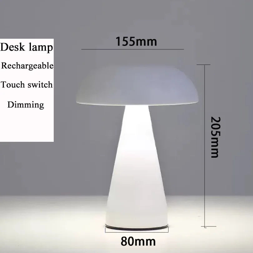 Aesthetic LED Mushroom Lamp | Color Changing Night Light for Bedroom & Desk Decor