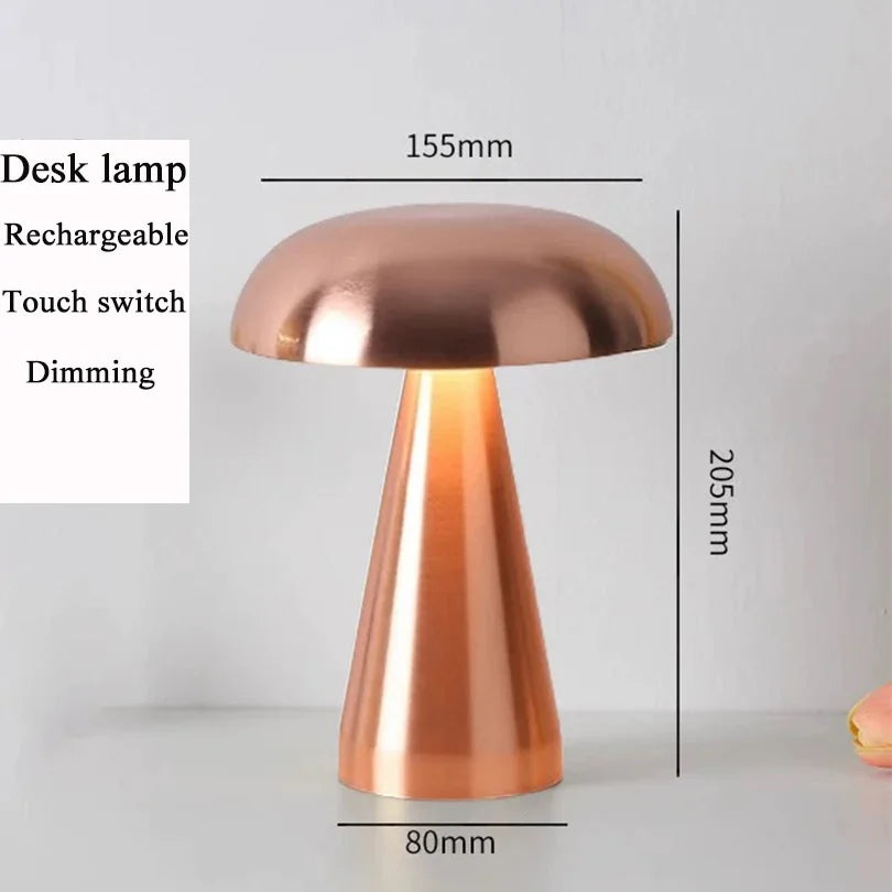 Aesthetic LED Mushroom Lamp | Color Changing Night Light for Bedroom & Desk Decor