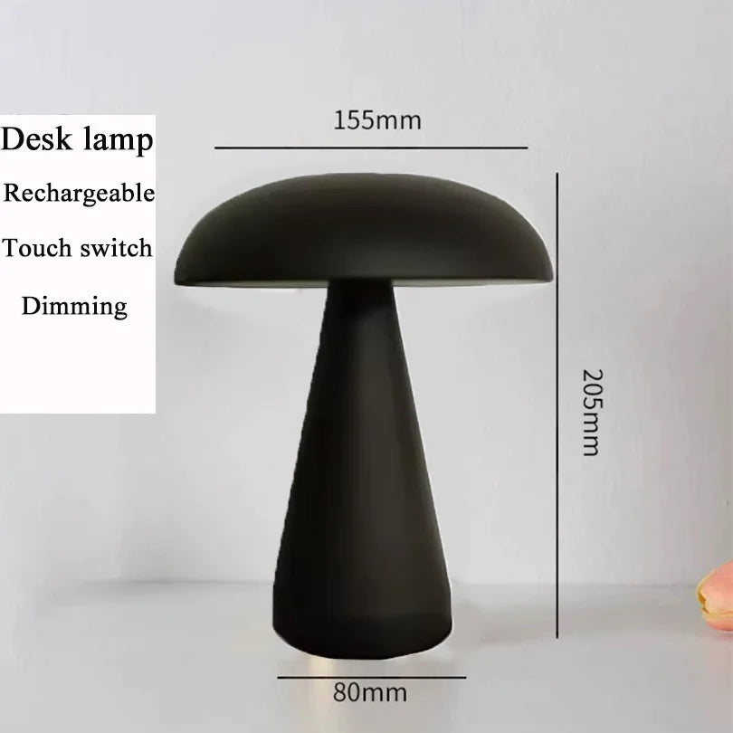 Aesthetic LED Mushroom Lamp | Color Changing Night Light for Bedroom & Desk Decor